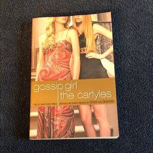 Gossip Girl Tie-In Paperback Book with Blonde Model on Cover - White & Gold used